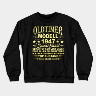 OLDTIMER MODELL BAUJAHR 1947 Crewneck Sweatshirt